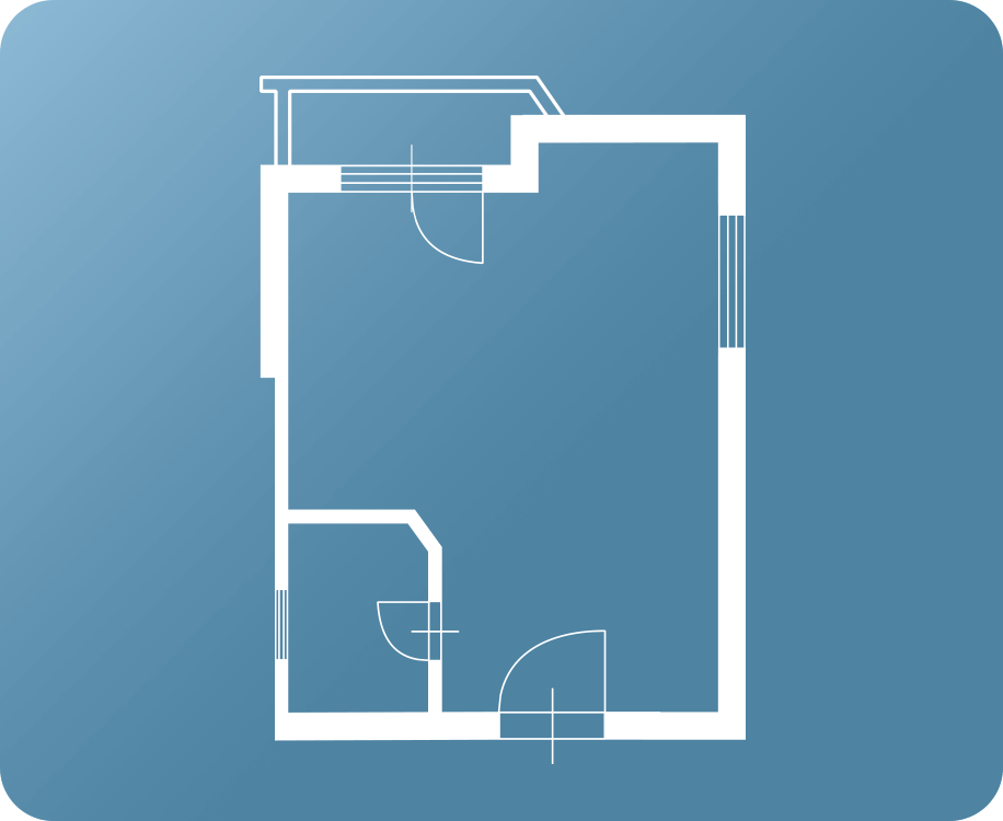 icon-floorplan-studio Studio floor plan